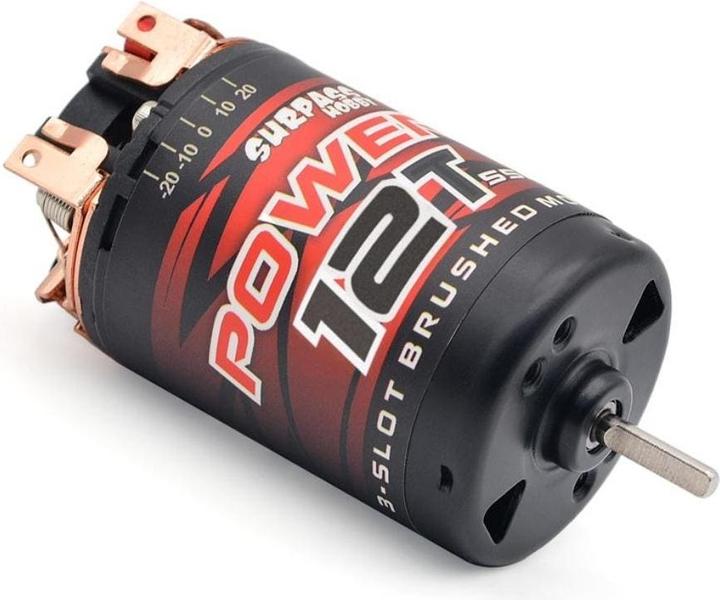 Actual product image Surpass Hobby Brushed motor 550 12T, 3 slot, 26000 rpm