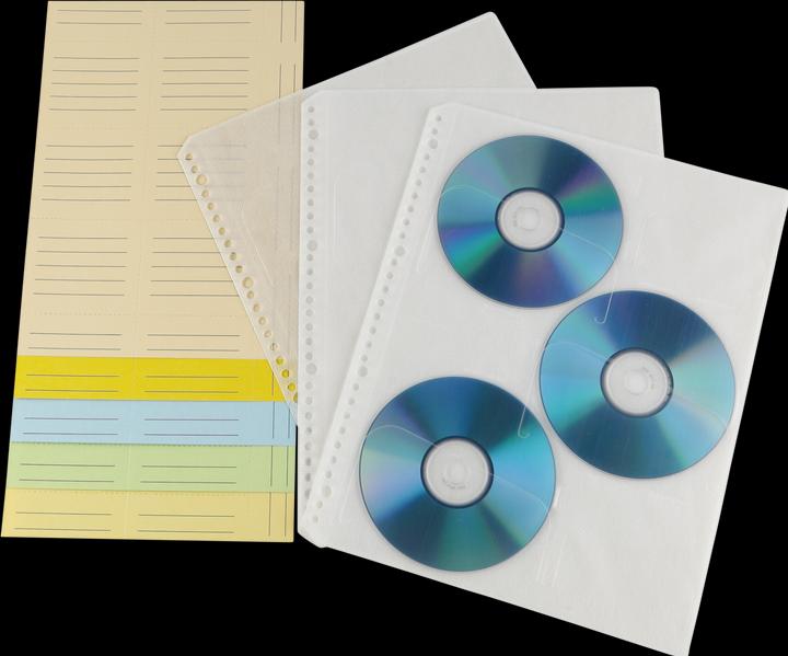 Actual product image Hama 1x10 CD-ROM index sleeves