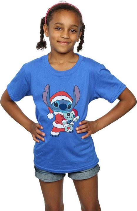 Produktbild Disney Lilo And Stitch Stitch Christmas TShirt Mädchen (152, 158)