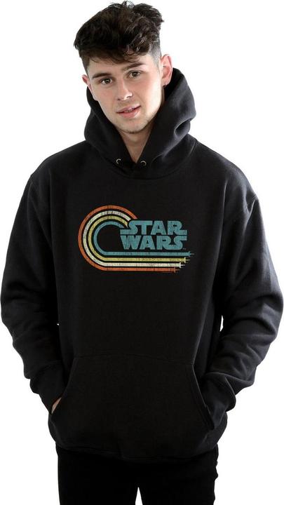 Produktbild Star Wars Retro Wave Logo Kapuzenpullover (L)