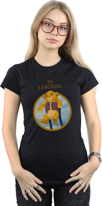 Actual product image Disney Womens/Ladies The Lion King Show Simba Cotton T-Shirt (XXL)