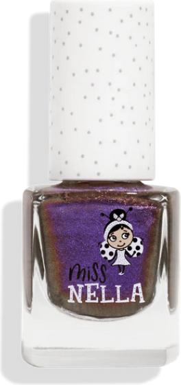 Immagine prodotto Miss Nella Nagellack Galatic Unicorn (Unicorno galattico, Viola intenso come il cielo notturno e pieno di brillantini come la polvere di stelle, Smalto pelabile)