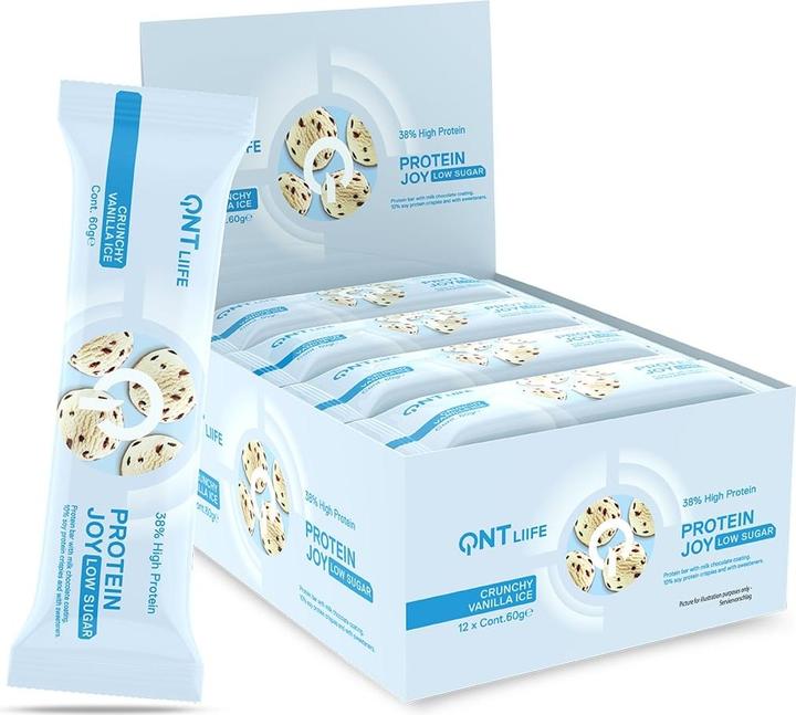 Actual product image QNT Protein Joy Bar 38% (Crispy, Vanilla, 12 pcs., 720 g)