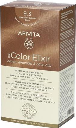 Actual product image Apivita My Color Elixir 93 Very Light Golden Blonde Hair Color (93 Very Light Golden Blonde)