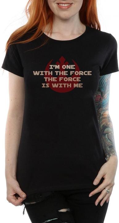Immagine prodotto Star Wars Rogue One I'm One With The Force Red Maglietta Donna (XL)