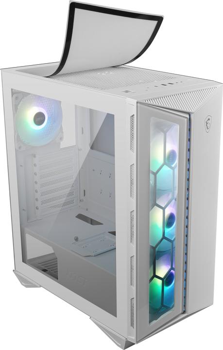 Actual product image MSI Cas Mpg Gungnir 110r White (ATX, mATX, Mini-ITX)