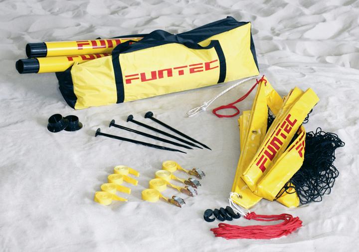 Image du produit Funtec Equipement de beach-volley BEACH CHAMP, jaune, 9,5 m, 13 kg