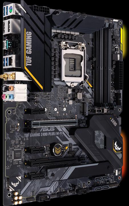 Actual product image ASUS TUF Gaming Z490-PLUS (wi-fi) (LGA 1200, Intel Z490, ATX)