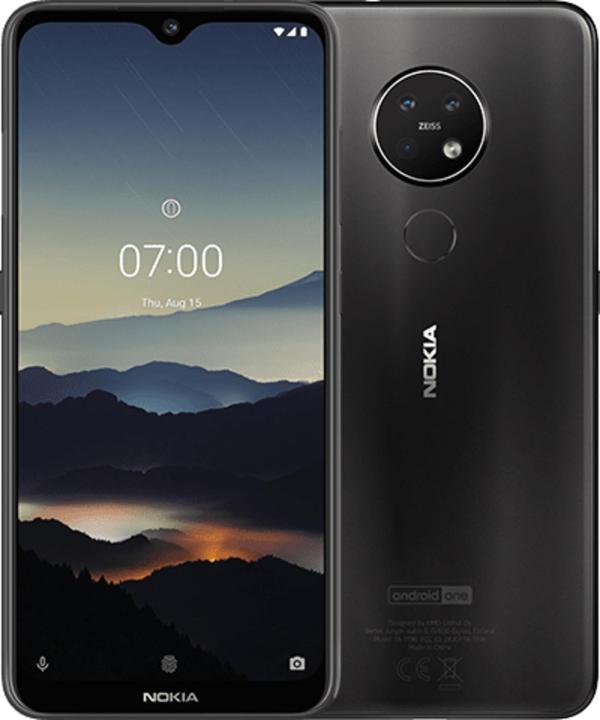 Actual product image Nokia 7.2 (128 GB, Charcoal, 6.30", Dual SIM + SD, 48 Mpx, 4G)