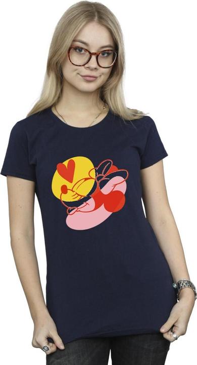 Immagine prodotto Disney Minnie Mouse Tongue Heart Maglietta Donna (L)