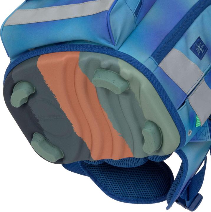 Image du produit Lässig Schulrucksack-Set Boxy, Grün / Blau (21 l)