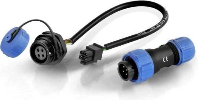 Quwireless QPSP4 - QuPS4 - Outdoor power socket & plug - 4-pin set (pin and input/output)