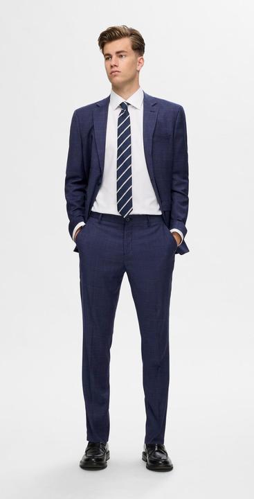Image du produit Selected Homme Pantalon de costume slim à carreaux (48)