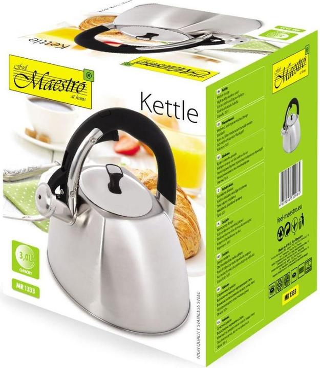 Produktbild Maestro Stainless steel kettle 2.2L MR-1333 (2.20 l)