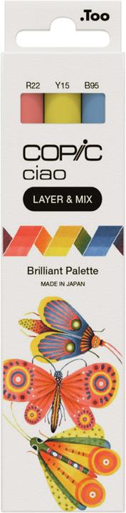 Y-15 Cadmium Yellow, R-22 Light Prawn, B-95 Light Grayish