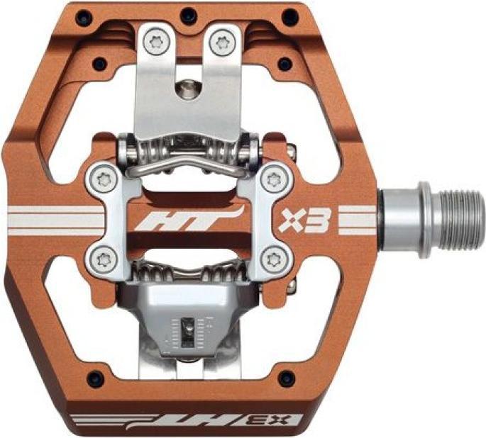 Actual product image HT X3 Downhill Pedal root beer