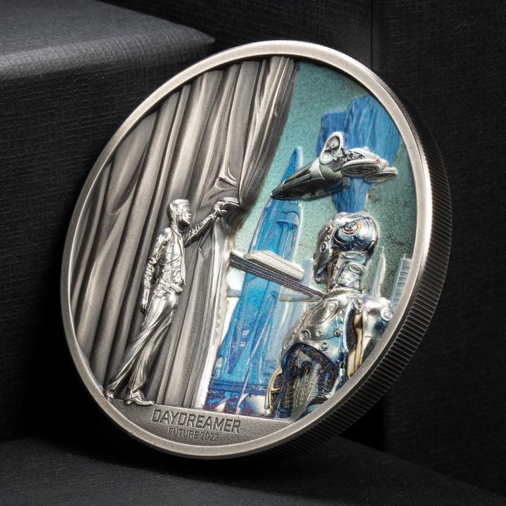Image du produit CIT Coin Invest Argent Daydreamer 2 oz Finition antique - High Relief 2022 (999, 2022)