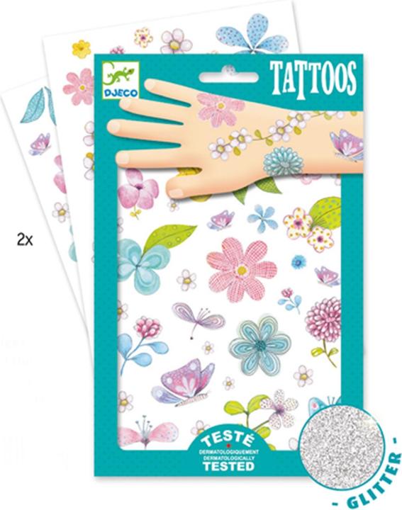 Produktbild Djeco Tattoos Blumen