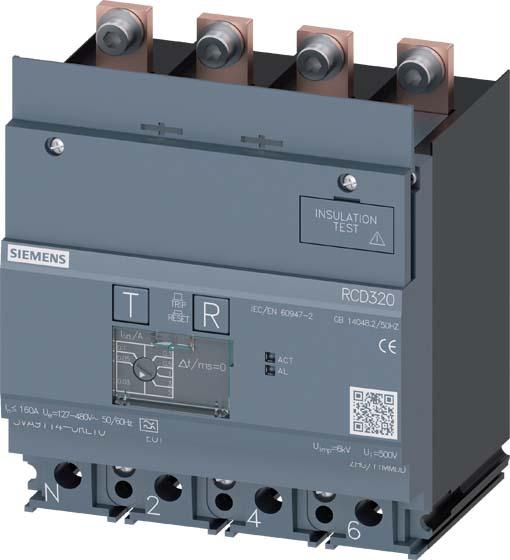 Image du produit Siemens 3VA9114-0RL10 Dispositif de protection contre les courants différentiels 1 pc (3VA91140RL10)