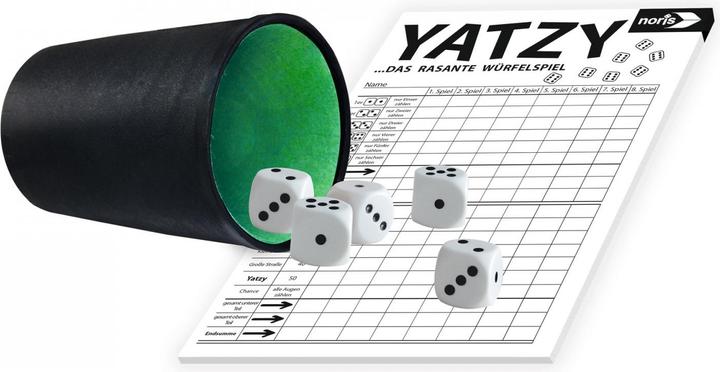 Actual product image Noris 100 dice and puzzle games (German)