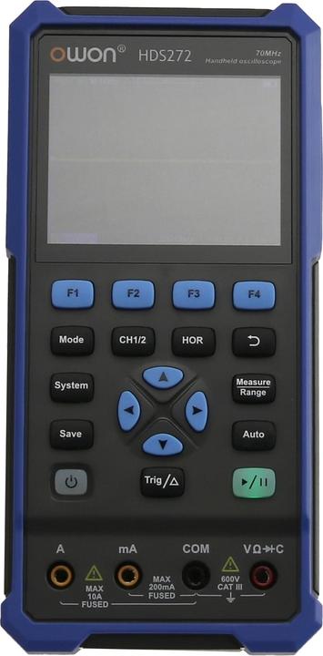 Produktbild Owon LCD-Oszilloskop mit Multimeter, HDS272, 2-Kanal, 70 MHz