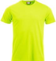 Actual product image Clique T-shirt Classic-T 029360, cotton, warning green, size M (M)