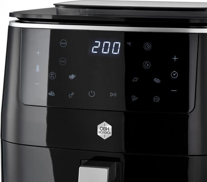 Actual product image OBH Nordica FW2018S0 fryer Single 6.5 L Stand-alone Hot air fryer Black