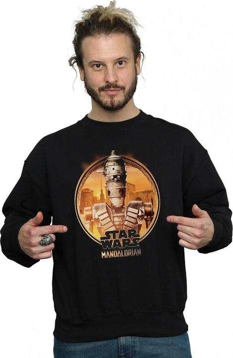 Immagine prodotto Star Wars The Mandalorian IG-11 Framed Felpa Uomo (L)