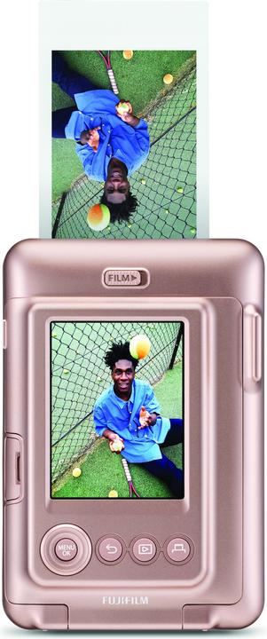 Actual product image Fujifilm Instax Mini LiPlay Blush Gold