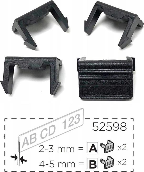 Image du produit Thule clips de remplacement (Noir)