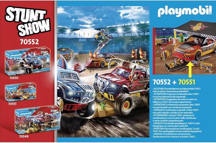 Produktbild Playmobil Stuntshow Werkstattzelt (70552, Playmobil Stuntshow)