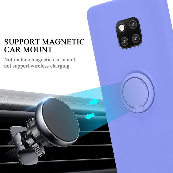 Productafbeelding Cadorabo TPU Vloeibare Ring Silicone Hoesje (Huawei Mate 20 Pro)