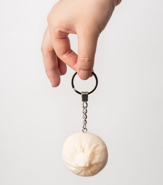 Actual product image Yumazing Steamed Momo key fob