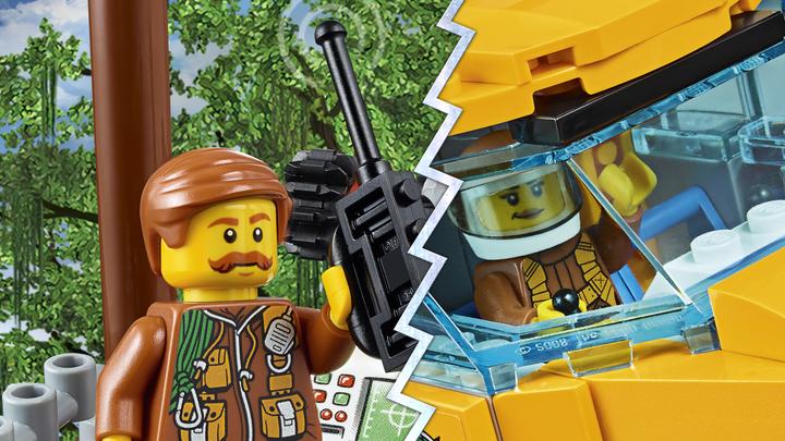 Image du produit LEGO Hélicoptère Jungle Air Drop (60162, LEGO City)