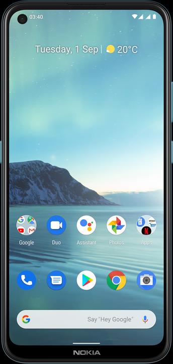 Produktbild Nokia 3.4 (64 GB, Blau, 6.39", Hybrid Dual SIM, 13 Mpx, 4G)