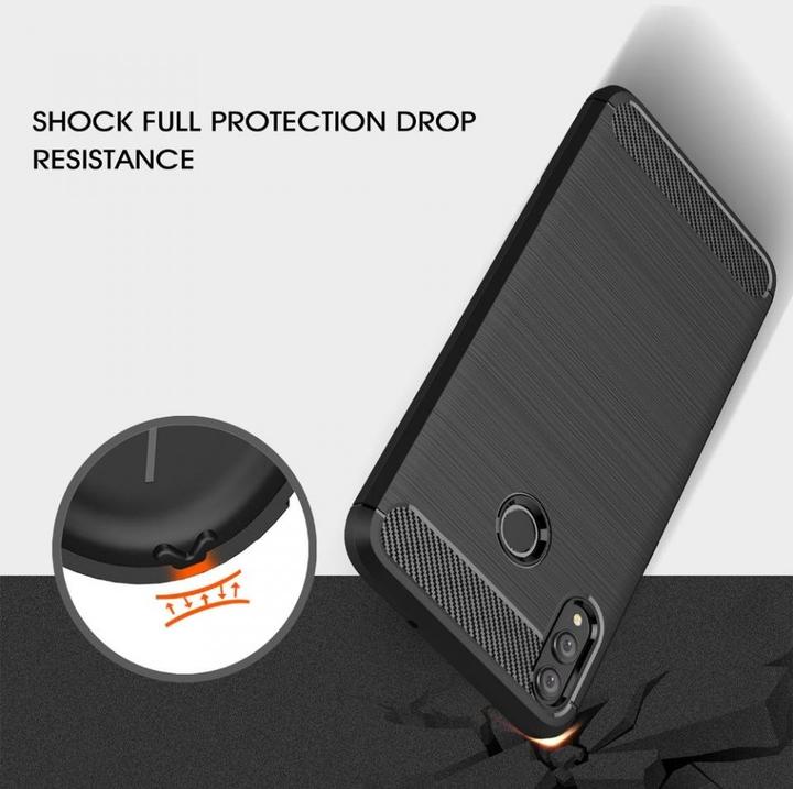 Immagine prodotto Screenguard Honor 8X Cover Carbon Brushed Soft TPU (Honor 8X)