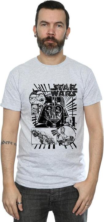Image du produit Star Wars - T-shirt DARTH VADER MONTAGE - Homme (S)