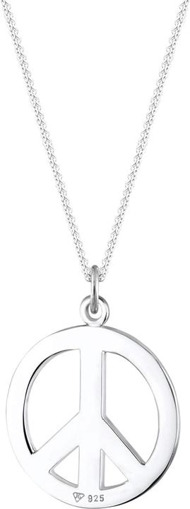 Produktbild Elli Halskette Boho Peace Zeichen 925 Sterling Silber (925er Sterling Silber, 45 cm)