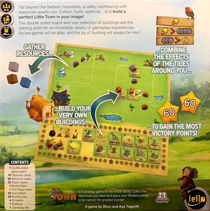 Image du produit Iello Jeu familial Little Town (Allemand)