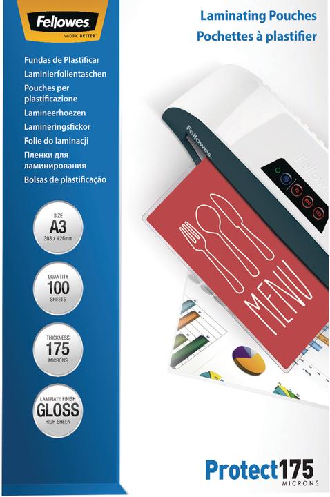 Fellowes Protect 175 (A3, 100 Stück, 175 µm)