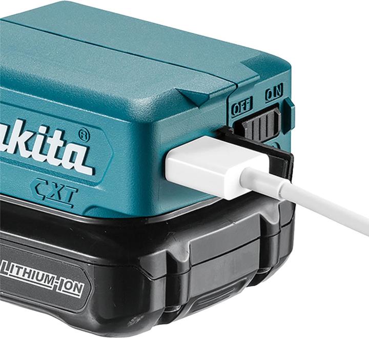 Image du produit Makita Batterie 10,8 à 12 volts maxi Adaptateur USB (12 V)