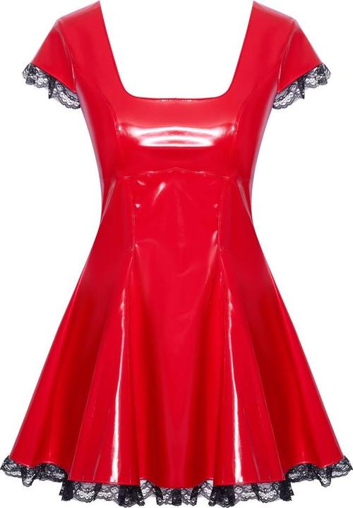 Actual product image Black Level Lacquer dress (S)