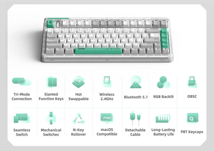 Produktbild Iqunix OG80 Wormhole (CH, Kabelgebunden)