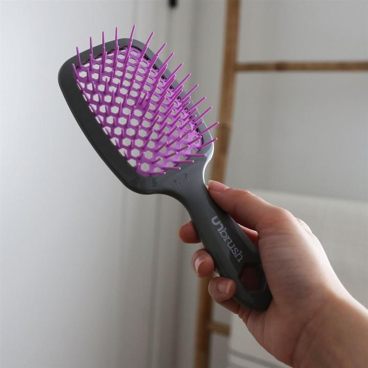Immagine prodotto FHI Heat Spazzola districante UNBRUSH manico grigio Orchidea