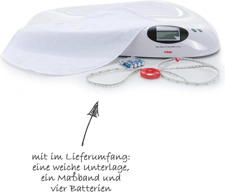 Produktbild Reer Baby Waage mit Musik (30 kg)
