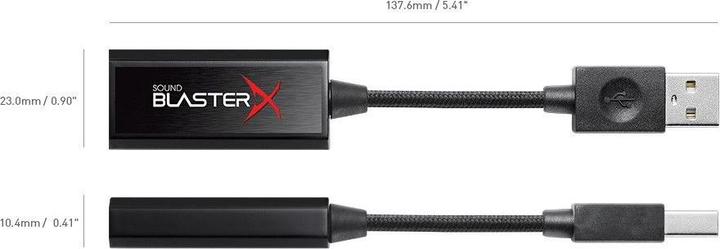 Actual product image Creative Sound BlasterX G1 (USB)