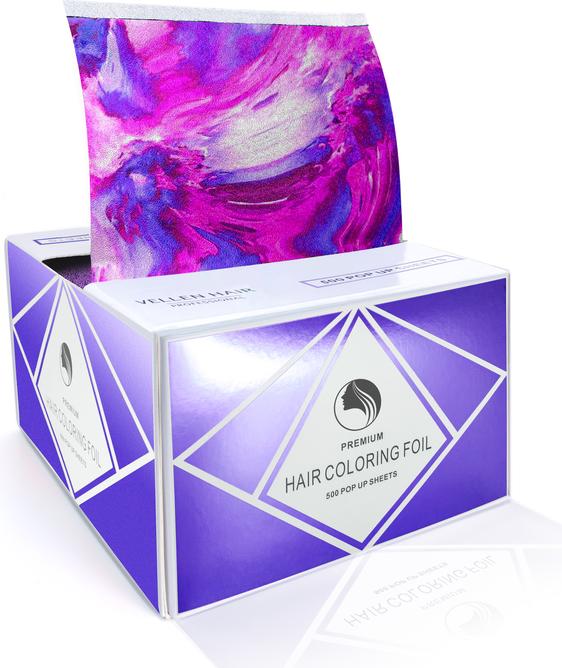Image du produit Vellen Hair Films Pop Up Purple Flame 500 pcs.