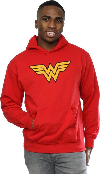 Immagine prodotto Wonder Woman Logo Felpa con Cappuccio Uomo (XL)