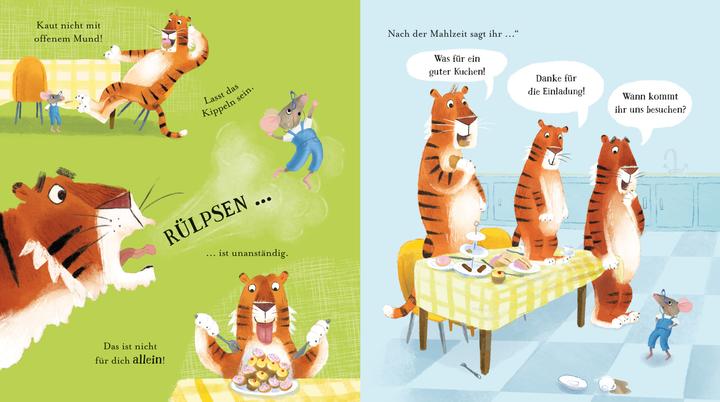Actual product image Gutes Benehmen leicht gemacht: Tischmanieren für kleine Tiger (German, Zanna Davidson, 2022)