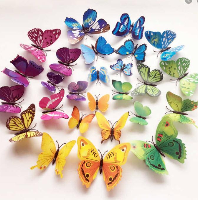 Image du produit Cover-Discount Papillons 3D